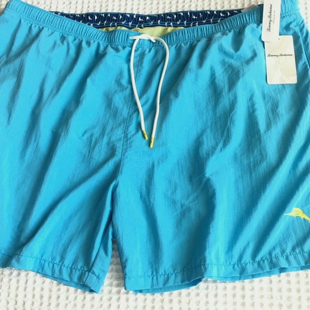 Tommy Bahama Naples Coast Breeze Blue Swim Trunks